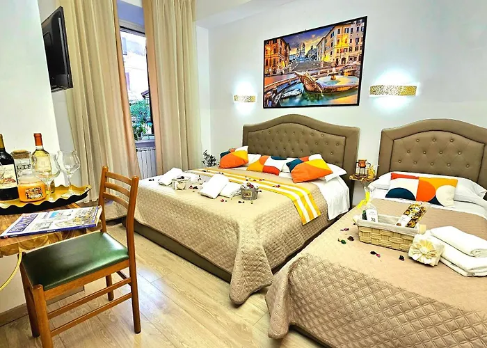 לינה וארוחת בוקר A Casa Simpatia Centro רומא